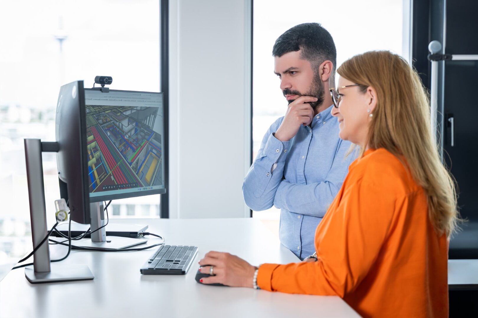 TGA-Planung am Monitor