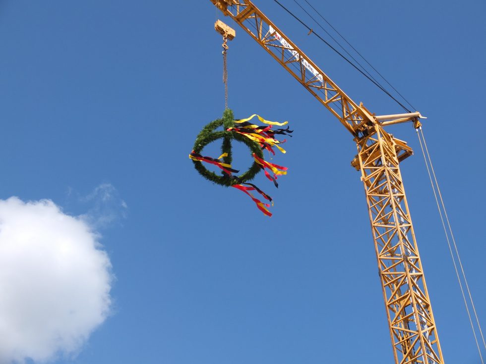 Richtfest Wohnbauquartier in Ingelheim Ki4